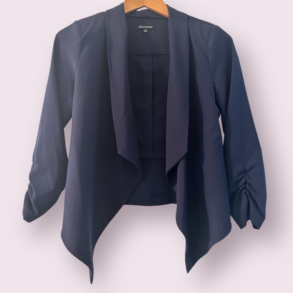 Shinestar Blue Blazer Classic Suit Jacket